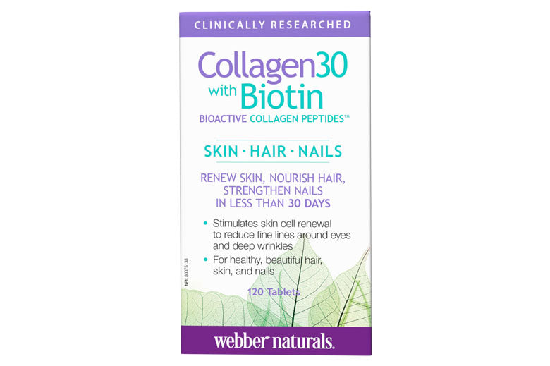 Webber Naturals Collagen with Biotin Tablets 120xx