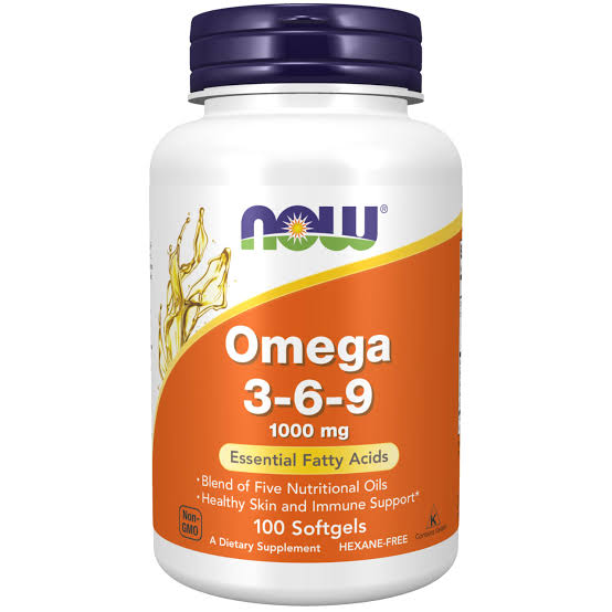 Now Omega 3-6-9 Softgels 100's