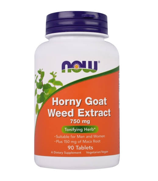 Now Horny Goat Weed Extract 750mg Tabs 90’s